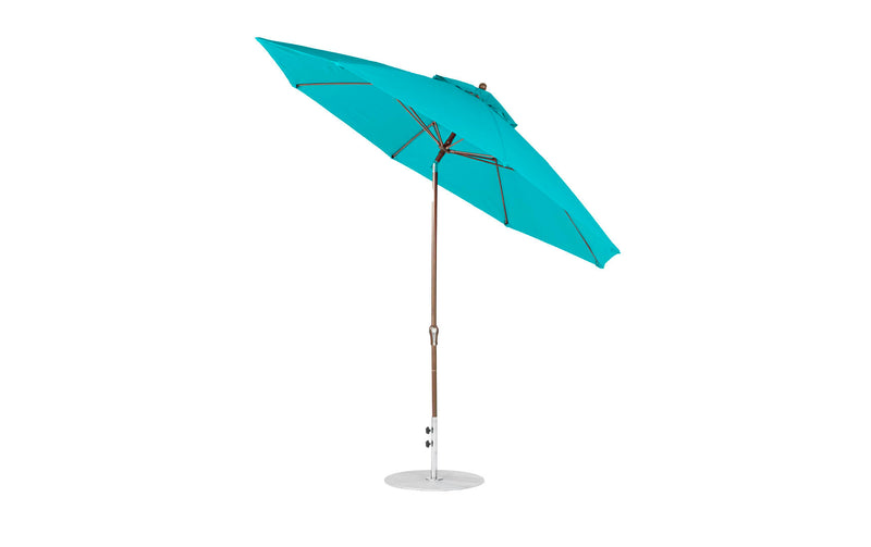 Ledge Lounger 11' Octagon Crank Auto Tilt Essential Fiberglass Umbrella