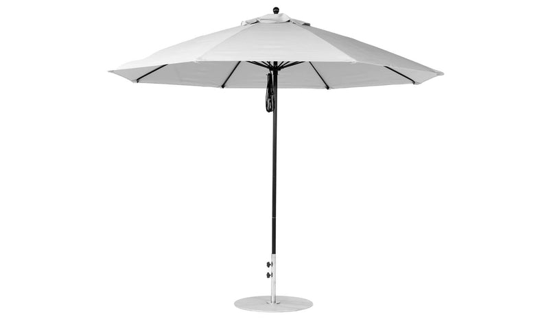 Ledge Lounger 11' Octagon Pulley Essential Fiberglass Umbrella