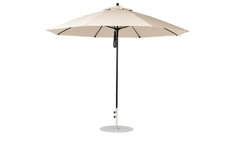 Ledge Lounger 11' Octagon Pulley Essential Fiberglass Umbrella