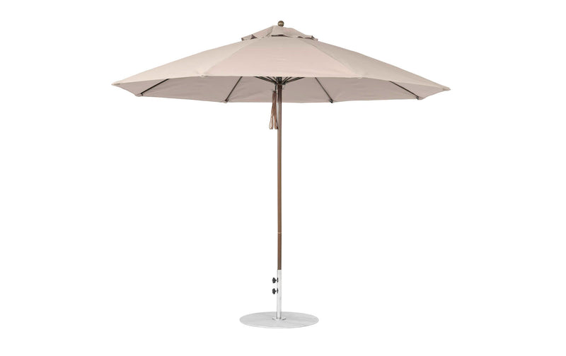 Ledge Lounger 11' Octagon Pulley Essential Fiberglass Umbrella