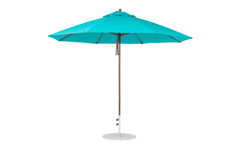 Ledge Lounger 11' Octagon Pulley Essential Fiberglass Umbrella