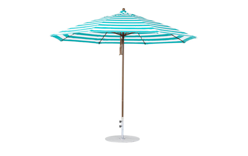 Ledge Lounger 11' Octagon Pulley Essential Fiberglass Umbrella