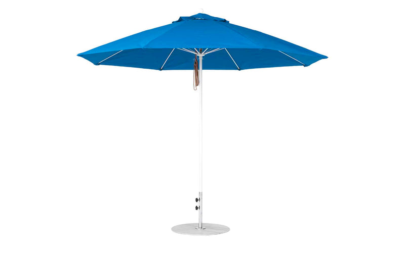 Ledge Lounger 11' Octagon Pulley Essential Fiberglass Umbrella