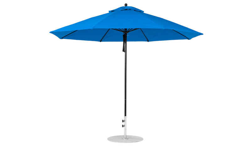 Ledge Lounger 11' Octagon Pulley Essential Fiberglass Umbrella