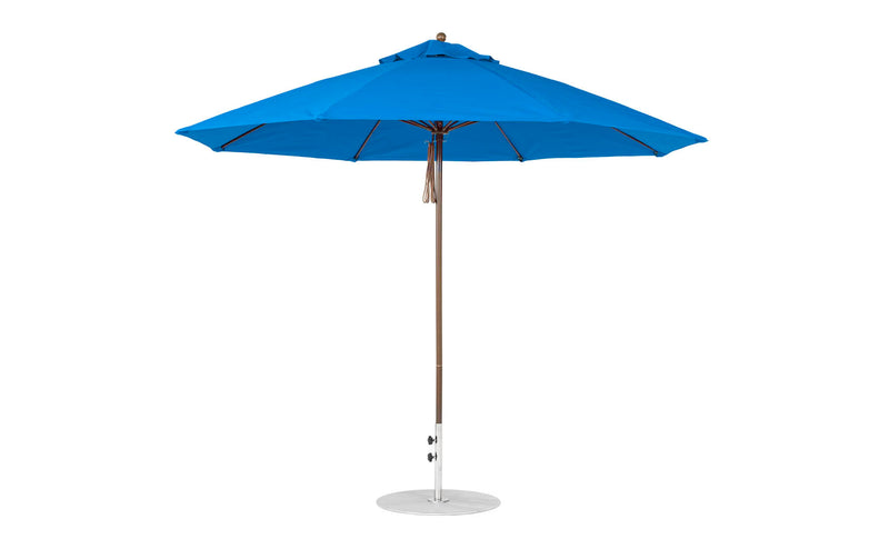Ledge Lounger 11' Octagon Pulley Essential Fiberglass Umbrella