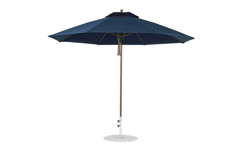Ledge Lounger 11' Octagon Pulley Essential Fiberglass Umbrella