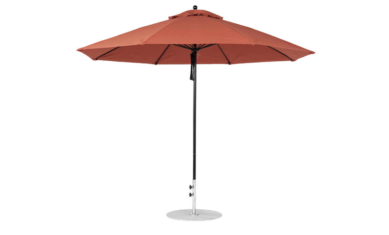 Ledge Lounger 11' Octagon Pulley Essential Fiberglass Umbrella