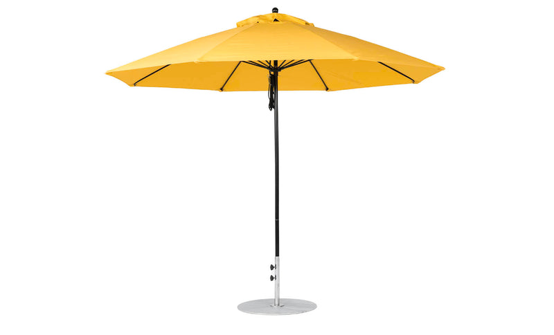 Ledge Lounger 11' Octagon Pulley Essential Fiberglass Umbrella