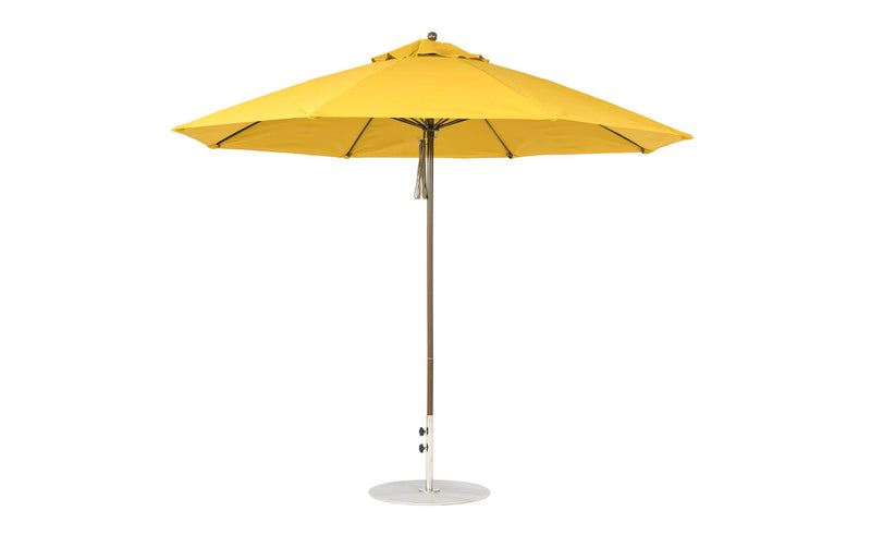 Ledge Lounger 11' Octagon Pulley Essential Fiberglass Umbrella