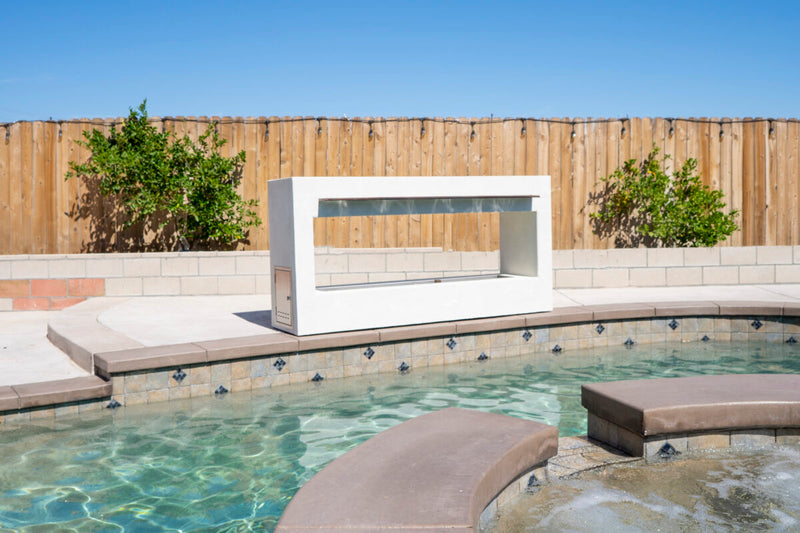 The Outdoor Plus Williams Fireplace with Water Scupper - DIY Ready-To-Finish