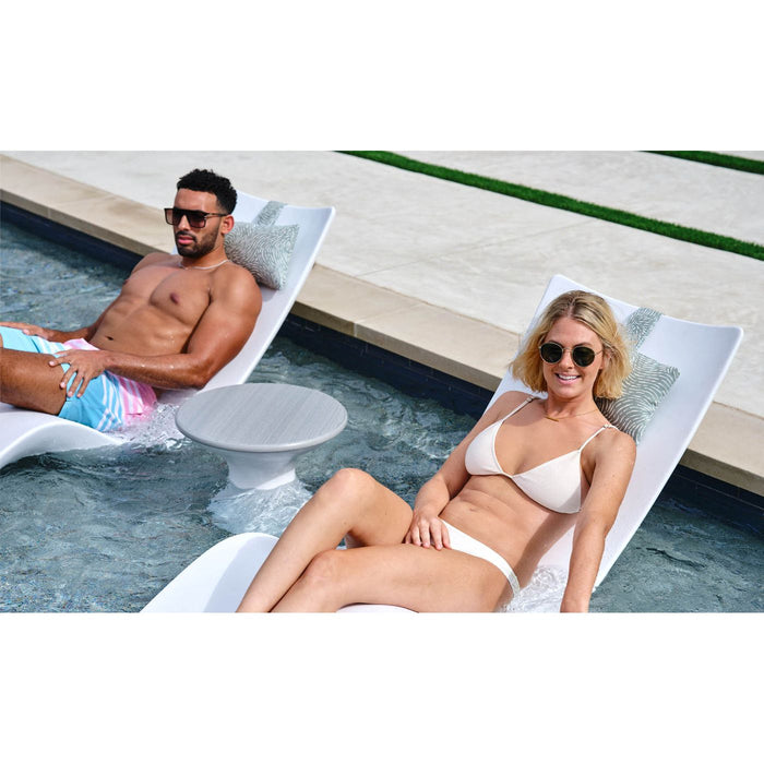 Ledge Lounger Autograph Standard Side Table, In Pool Side Table, Outdoor Patio Side Table