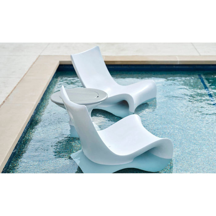 Ledge Lounger Autograph Tall Ice Bin Side Table, In-Pool Baja Shelf, Ice Bin for Pool Features