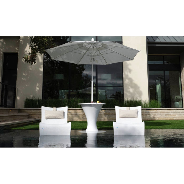 Ledge Lounger Autograph Umbrella Stand Ice Bin, In Pool & Patio Table, Side Table Ice Bin