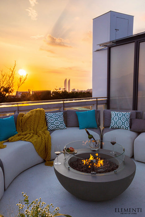 Elementi Lunar Fire Bowl Table