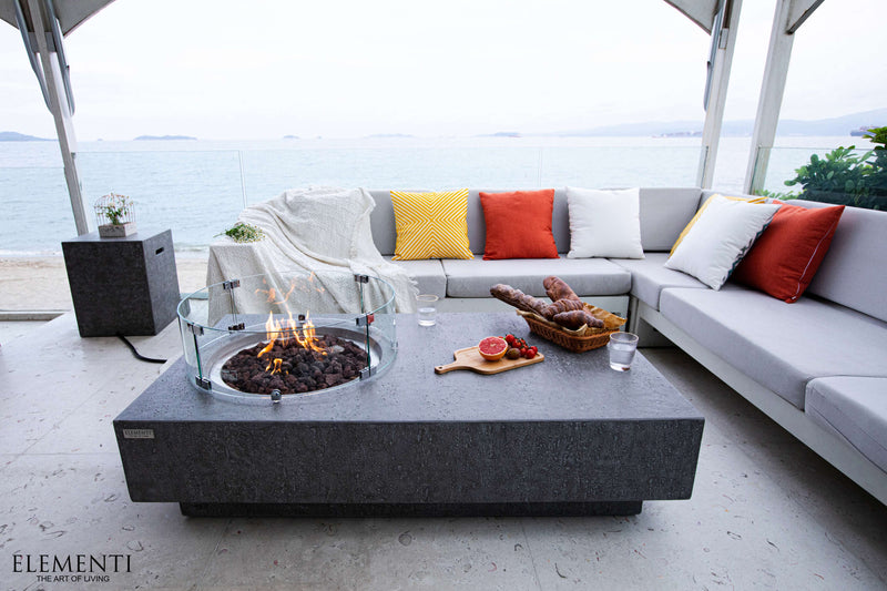 Elementi Metropolis Fire Table