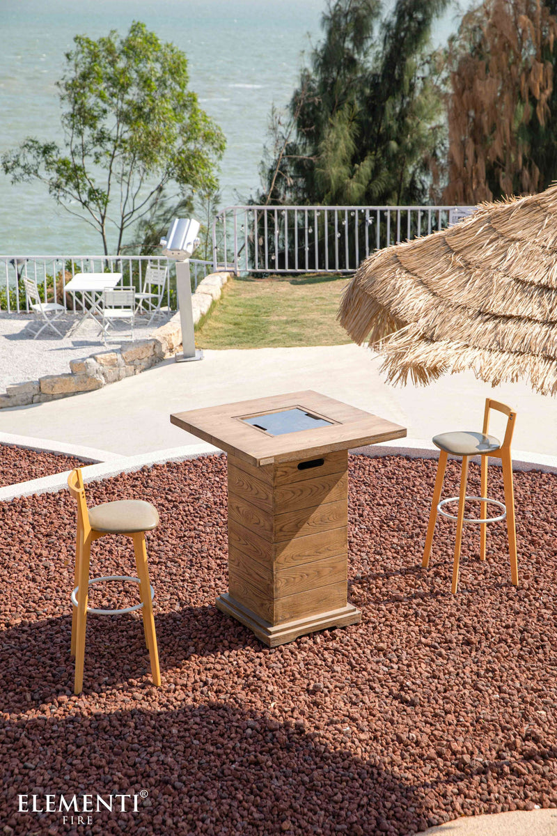 Elementi Rova Bar Height Fire Table
