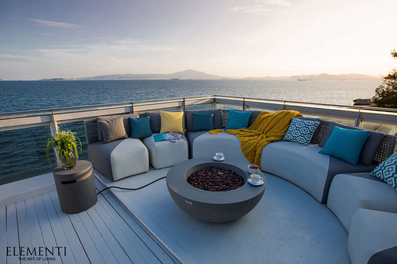 Elementi Lunar Fire Bowl Table