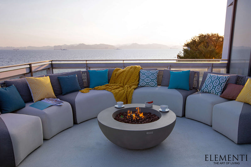 Elementi Lunar Fire Bowl Table