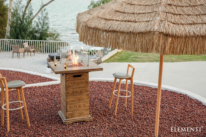 Elementi Rova Bar Height Fire Table