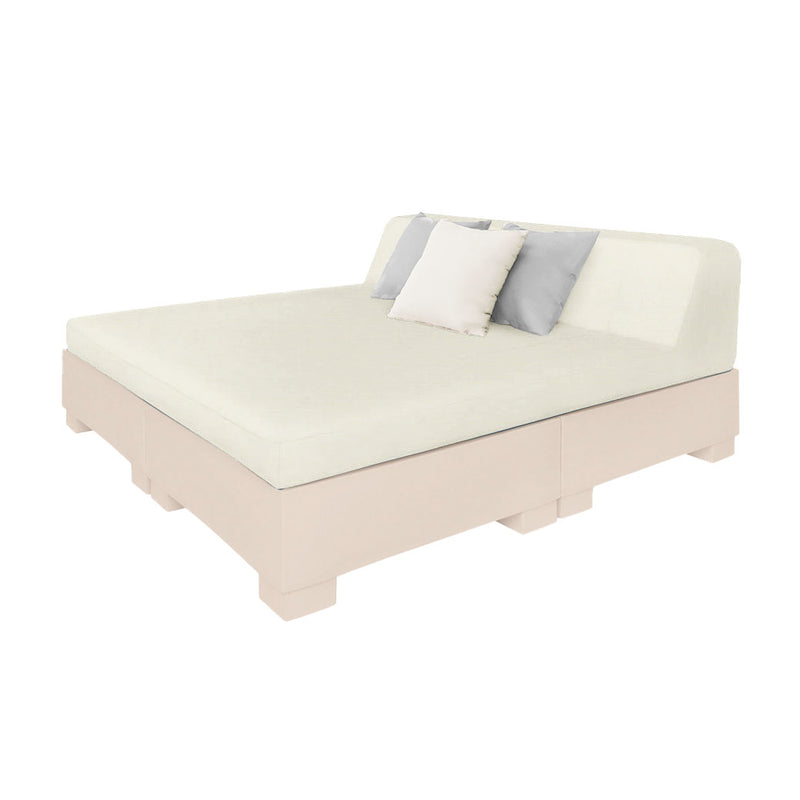 Ledge Lounger Affinity Square Sunbed With Backrest Cushion