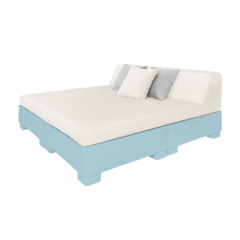 Ledge Lounger Affinity Square Sunbed With Backrest Cushion