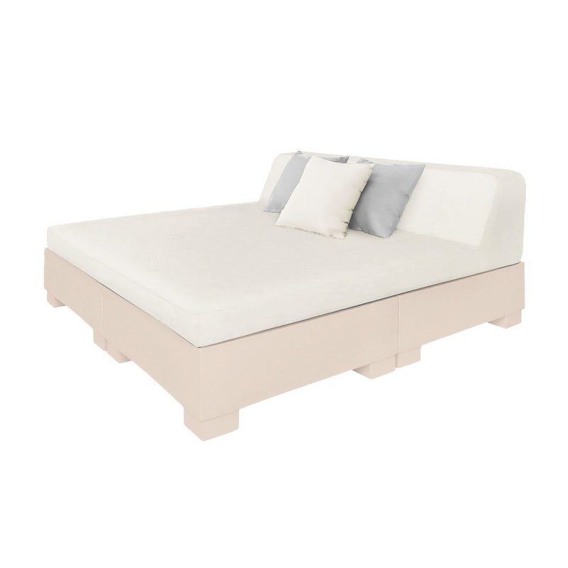 Ledge Lounger Affinity Square Sunbed With Backrest Cushion