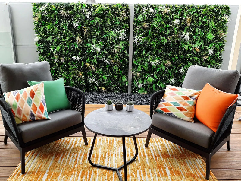Wild Tropics Artificial Vertical Garden 40" x 40" 11SQ FT - Commercial Grade & UV Resistant