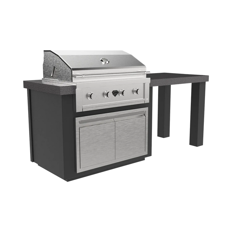 The Outdoor Plus Alta 84" Complete BBQ Island with Tabletop