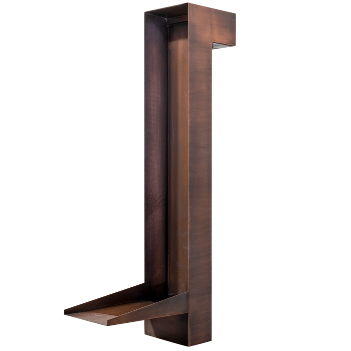 The Outdoor Plus Altisimo Wall Water Scupper - Copper