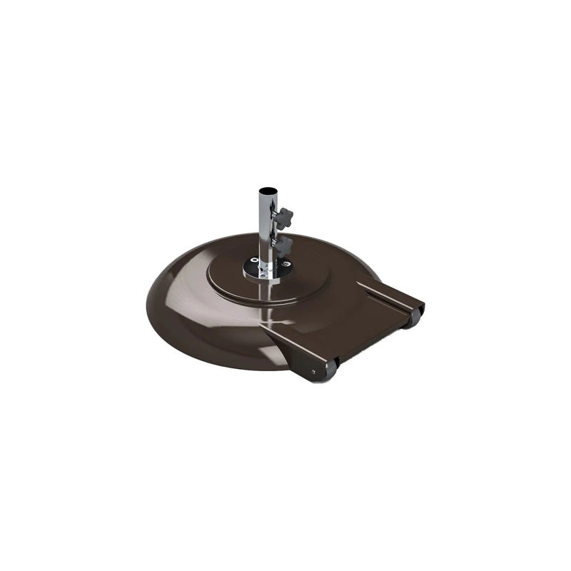 Ledge Lounger Concrete Filled Aluminum Umbrella Base with Wheels