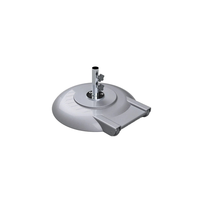 Ledge Lounger Concrete Filled Aluminum Umbrella Base with Wheels