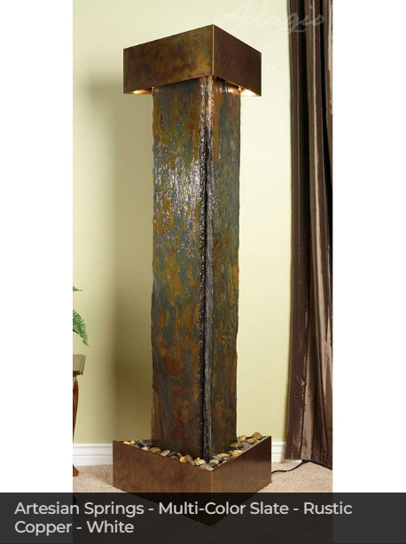 Adagio Water Features Artesian Springs Freestanding Waterfall