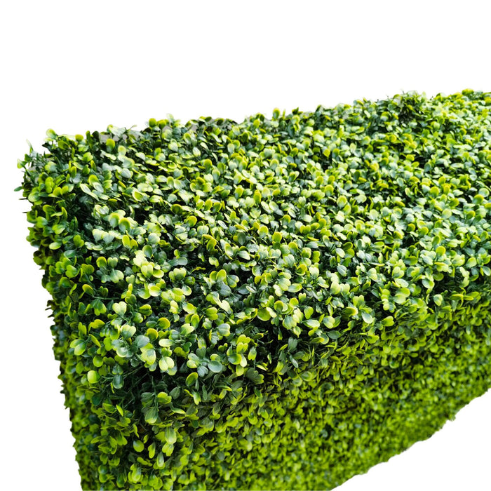 Faux Boxwood Hedge Freestanding Hedge Corner View