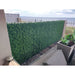 Artificial Boxwood Hedge Panel Natural Buxus Installed onto a Fence