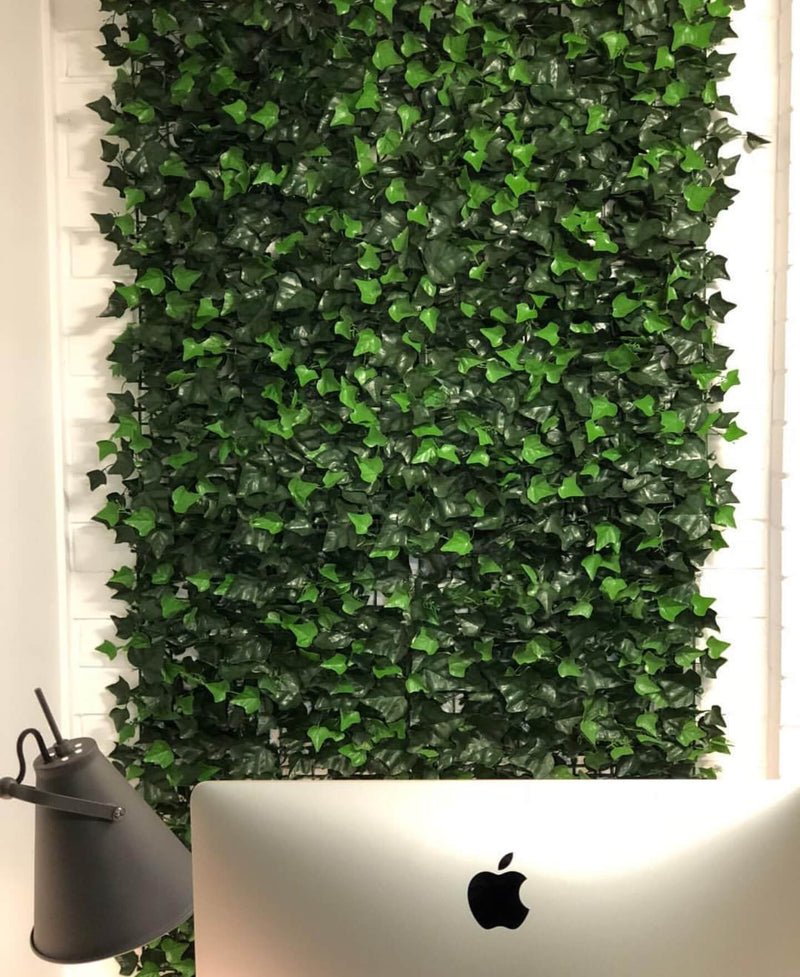 Artificial Boston Ivy Green Wall 33SQ FT Pack of 3 - Commercial Grade UV Resistant