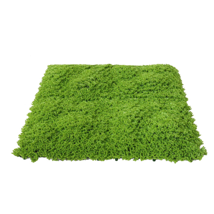 Faux Evergreen Moss Mat 33 SQ FT Pack of 6 - UV Resistant