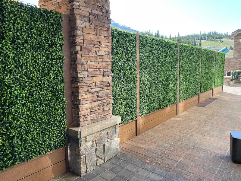 Jasmine Artificial Green Wall 40" x 40" 11SQFT Commercial Grade UV Resistant