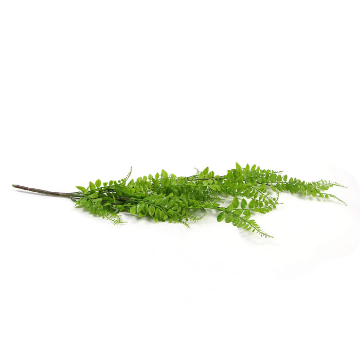 Artificial Light Green Hanging Button Fern Plant 31" UV Resistant