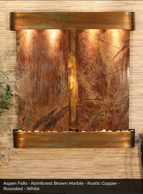 Adagio Water Features Aspen Falls Wall Fountain