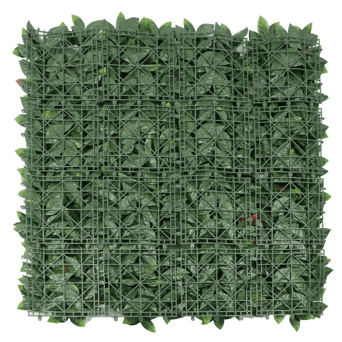 Designer Plants Artificial Photinia Hedge Panel Wall 40" x 40" 11SQ FT Commercial Grade UV Resistant