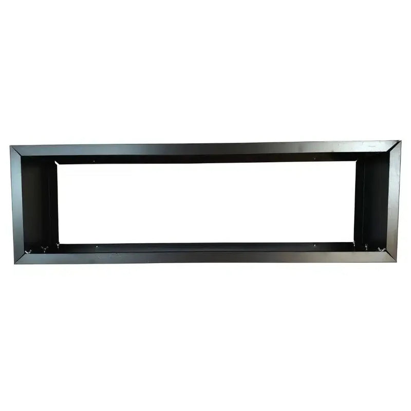 Black Metal Planter Medium (Open Base for Artificial Hedges)