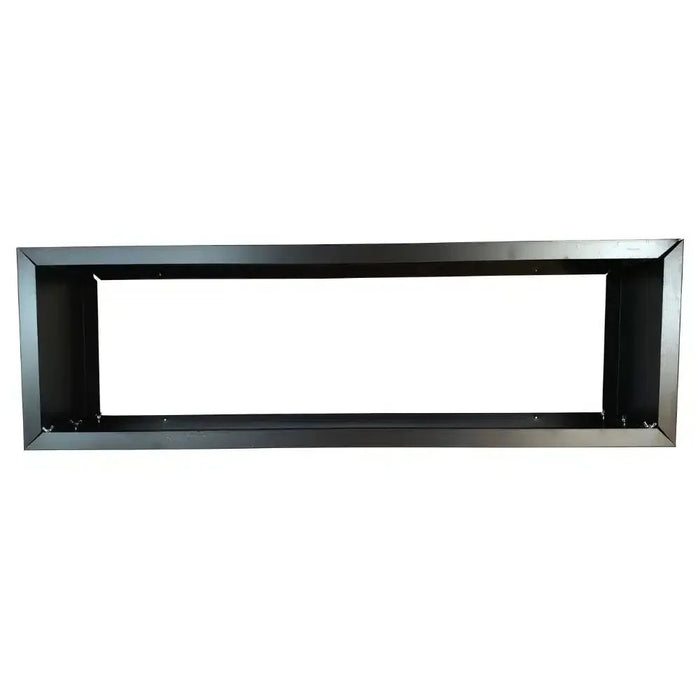 Black Metal Planter Medium (Open Base for Artificial Hedges)