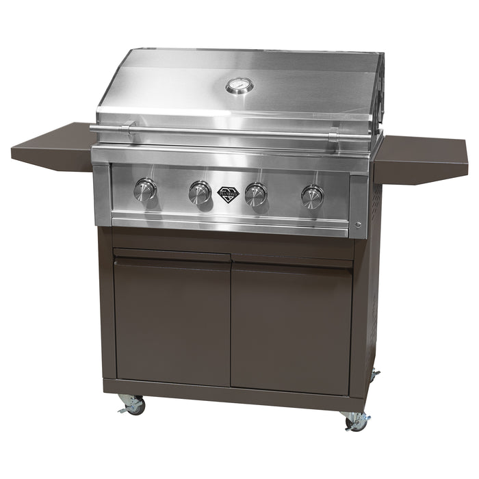 The Outdoor Plus Diamond Series Grill/Griddle Cart, Cart for Diamond Series Grill or Griddle, Diamond Grill/Griddle Accessory