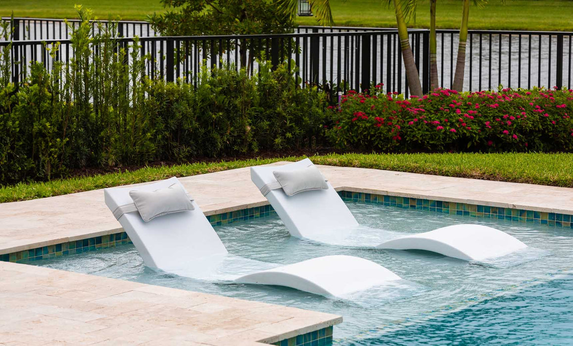 Ledge Lounger Outdoor Escape In-Pool Furniture Bundle, Signature Chaise Bundle, In-Pool Chaise Bundle, Chaise Lounger Bundle