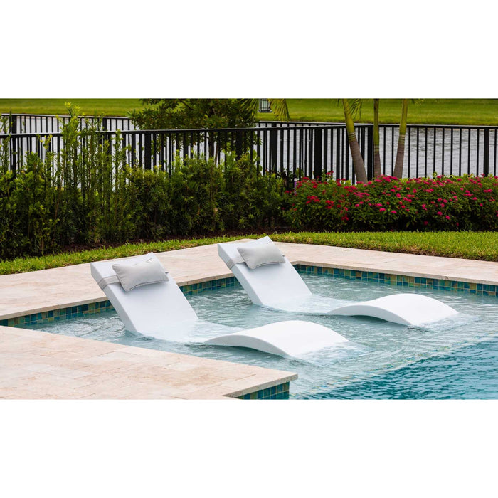 Ledge Lounger Outdoor Escape In-Pool Furniture Bundle - Signature Chaise Bundle