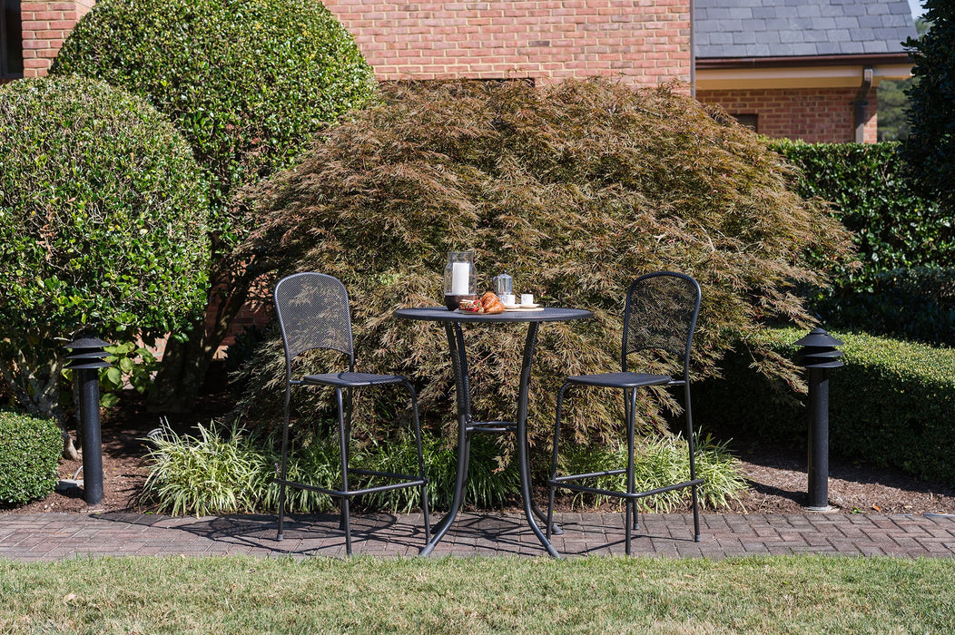 36-inch Round Mesh Bar Table