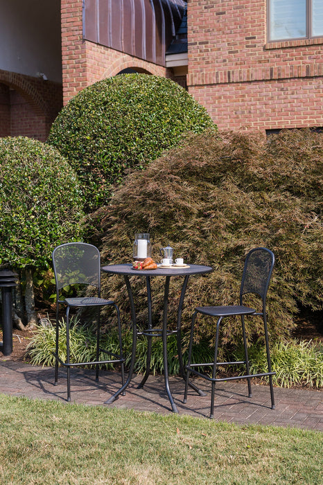 36-inch Round Mesh Bar Table