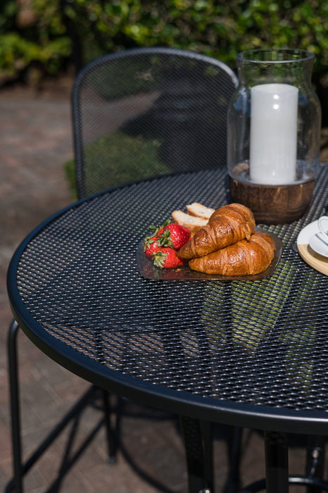 36-inch Round Mesh Bar Table