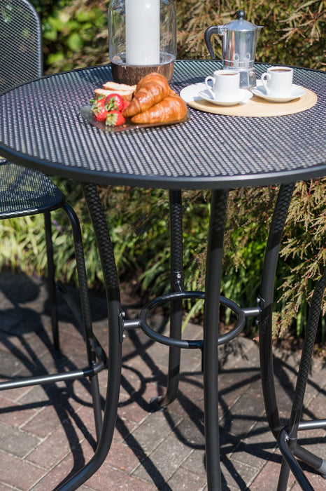 36-inch Round Mesh Bar Table