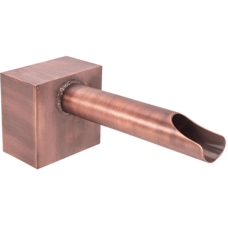 The Outdoor Plus Cannon Style Water Scupper - Copper or Stainless Steel